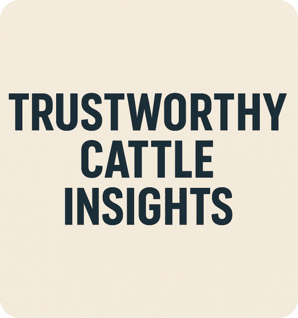Trustworthy cattle insights